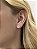 Brinco pedra rose cut 8mm - Imagem 3
