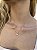 Colar pedra rose cut cristal 8mm - Imagem 6