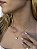 Colar pedra rose cut cristal 8mm - Imagem 5