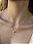 Colar pedra rose cut cristal 8mm - Imagem 2