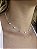 Choker borboleta • folheado a prata - Imagem 1