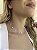 Choker borboleta • folheado a prata - Imagem 2