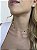 Choker olho grego • folheado a ouro - Imagem 1