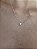 Colar coração luxo cristal P • folheado a prata - Imagem 3