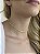 Choker pérola baguete • folheado a ouro - Imagem 1