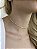 Choker pérola baguete • folheado a ouro - Imagem 3