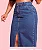 Saia Jeans Midi Fenda Frontal(Abertura na Frente) - Imagem 4