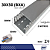 CANALETA PVC RECORTE ABERTO 30X50  (base x altura) - BARRA C/ 2 METROS - Imagem 2