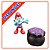 Boneco Papai Smurf + Caldeirão Mcdonalds - Imagem 1