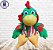 Papagaio Caco Pelúcia Turma do Cocoricó Original Multibrink - Imagem 1