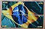 Bandeira do Brasil Puzzle Montagem Cartão Telefônico - Imagem 1