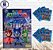 Álbum de Figurinhas Ilustrado PJ Masks + 10 Envelopes - Imagem 1