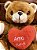 Urso de Pelúcia Amo Vc 32cm - Imagem 2