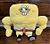 Pelúcia Bob Esponja Forte Bombado Musculoso 38cm - Imagem 4