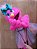 Fantoche Monstrinha Bailarina Rosa - Imagem 1