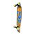 Skate Longboard Hondar 06x24cm Shape Hondar com Eixos Invertidos 180mm, com Rolamentos Black Sheep e Rodas 70mm - Imagem 4