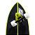 Skate Simulador de Surf Mini to Fly S8 115x35cm com Base Simuladora de Surf, Rolamentos Everlong e Rodas Chico's 70mm 85A - Imagem 2