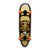 Skate Longboard Tradicional 100x26cm com Eixos Invertidos 160mm, Rodas Hondar Juice  e Rolamentos Reds Bones 100x25cm PEÇA EXCLUSIVA - Imagem 4
