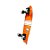 Skate Simulador de Surf com Concaves 82×24cm com Base Simuladora de Surf Sistema Mola de Torção, Eixos Brutus 159mm, Rolamentos Mini Logo Importados e Rodas Mentex 70mm PEÇA EXCLUSIVA PEÇA EXCLUSIVA - Imagem 2