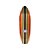 Shape Simulador de Surf Maverick com Concaves 96x29cm 38" Amadeirado - Imagem 3