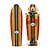 Skate Simulador de Surf 34" SurfPro ALOHA 2026 Amadeirado - com Base SImuladora de Surf e concaves - Imagem 1