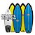 Shape Simulador de Surf - Mini To Fly 115x35cm - Imagem 4