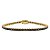 Riviera em ouro amarelo e diamantes negros - Imagem 1