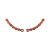 Ear cuff em ouro amarelo com turmalinas rosas - Imagem 1