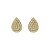Brincos em ouro amarelo e diamantes - Imagem 1