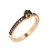Anel em ouro rose com turmalina e diamantes - Imagem 1