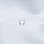 Piercing meia lua em ouro branco - Imagem 1