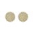 Brinco Pizza em ouro amarelo cravejado com diamantes - Imagem 1
