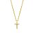 Pingente crucifixo com imagem de Cristo - Imagem 1