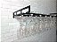 Porta taças de parede para 36 taças - estendido - preto - Imagem 8