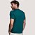 CAMISETA DZARM MC COMFORT ALGODÃO LISO VERDE UNIXES - Imagem 2