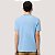 CAMISETA LACOSTE MC COMFORT ALGODÃO AZUL MASCULINA - Imagem 3