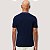 CAMISETA LACOSTE MC COMFORT ALGODÃO AZUL MARINHO MASCULINA - Imagem 2