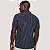 CAMISA DZARM MC COMFORT LINHO LISTRADO MASCULINO - Imagem 2