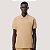 POLO LACOSTE MC COMFORT LISA PIQUET BEGE MASCULINA - Imagem 1
