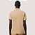 POLO LACOSTE MC COMFORT LISA PIQUET BEGE MASCULINA - Imagem 3