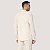 CAMISA ACOSTAMENTO MANGA LONGA BRANCO SLIM ALGODÃO MASCULINO - Imagem 2