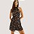 MACACÃO LEZ A LEZ FRENTE ÚNICA ESTAMPADO PRETO VISCOSE FEMININO - Imagem 1