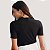 BLUSA LEZ A LEZ MC CANELADA LISA PRETA FEMININA - Imagem 2