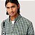 CAMISA LACOSTE ML COMFORT OXFORD VERDE  XADREZ MASCULINO - Imagem 2