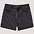 SHORT LEZ A LEZ JEANS BRUTO PRETO MOM COM BRILHO FEMININO - Imagem 4