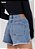 SHORT LEZ A LEZ JEANS MÉDIO COM ELASTANO BASICO FEMININO - Imagem 4