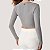 BLUSA COLCCI MANGA LONGA CINZA CROPPED  FEMININA - Imagem 2