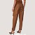 CALÇA COLCCI ALGODÃO ALFAIATARIA MARROM FEMININA - Imagem 2