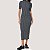 VESTIDO COLCCI MANGA CURTA PRETO ESTAMPADO CANELADO FEMININO - Imagem 1