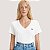 BLUSA LEVIS MANGA CURTA T-SHIRT ALGODÃO BRANCO FEMININA - Imagem 1